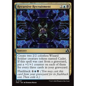 Reality Fracture - 147 - Recursive Recruitment - Uncommon - UB - Non-foil (Front)