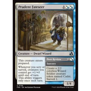 Reality Fracture - 146 - Prudent Fateseer // Peer Review - Uncommon - WU - Non-foil (Front)