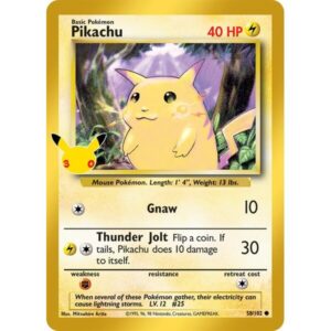 30th Celebration Classic Collection - 58/102 - Pikachu