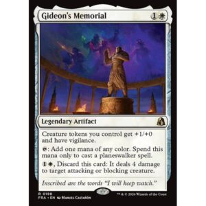 Reality Fracture - 198 - Gideon's Memorial - Rare - W - Non-foil (Front)