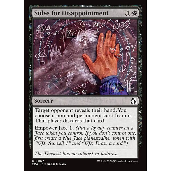 Reality Fracture - 67 - Solve for Disappointment - Common - B - Non-foil (Front)