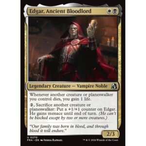 Reality Fracture - 270 - Edgar, Ancient Bloodlord - Uncommon - WB - Non-foil (Front)