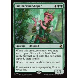 Reality Fracture - 113 - Simulacrum Shaper - Rare - G - Non-foil (Front)