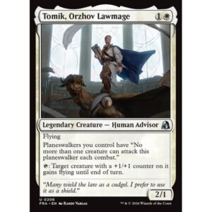 Reality Fracture - 206 - Tomik, Orzhov Lawmage - Uncommon - W - Non-foil (Front)