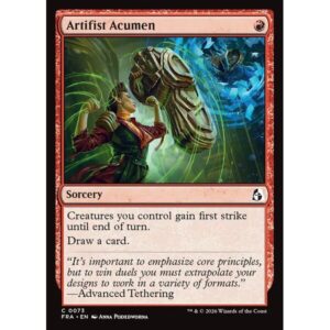 Reality Fracture - 73 - Artifist Acumen - Common - R - Non-foil (Front)