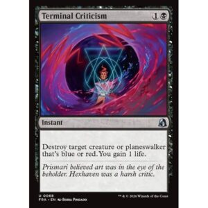 Reality Fracture - 68 - Terminal Criticism - Uncommon - B - Non-foil (Front)