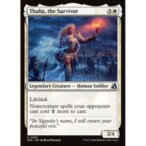 Reality Fracture - 205 - Thalia, the Survivor - Uncommon - W - Non-foil (Front)
