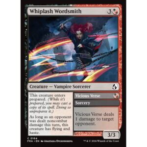 Reality Fracture - 164 - Whiplash Wordsmith // Vicious Verse - Common - BR - Non-foil (Front)