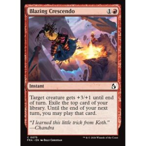 Reality Fracture - 75 - Blazing Crescendo - Common - R - Non-foil (Front)