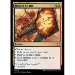 The Lost Caverns of Ixalan Commander - 284 - Rakdos Charm - Uncommon - BR - Non-foil