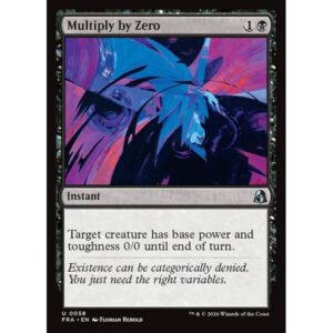 Reality Fracture - 58 - Multiply by Zero - Uncommon - B - Non-foil (Front)