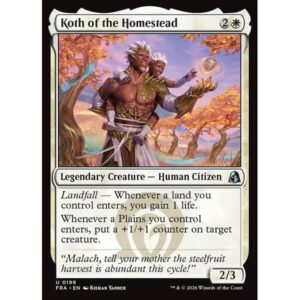 Reality Fracture - 199 - Koth of the Homestead - Uncommon - W - Non-foil (Front)