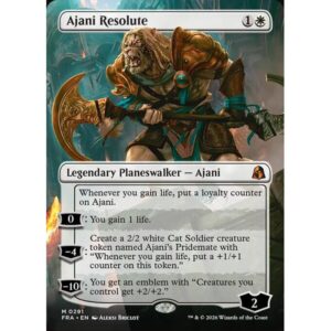 Reality Fracture - 291 - Ajani Resolute - Mythic - W - Non-foil (Front)