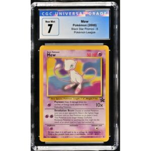 CGC 7 Near Mint - 2000 Pokemon Black Star Promo Mew #8