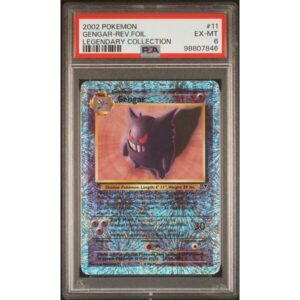 [Tradable] PSA 6 Excellent-Mint - 2002 Pokemon Legendary Collection Gengar Reverse Foil #11