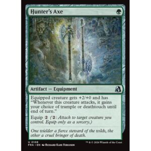 Reality Fracture - 108 - Hunter's Axe - Uncommon - G - Non-foil (Front)