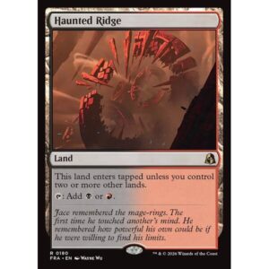 Reality Fracture - 180 - Haunted Ridge - Rare - C - Non-foil (Front)