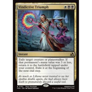 Reality Fracture - 162 - Vindictive Triumph - Rare - WB - Non-foil (Front)