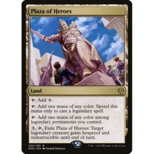 Dominaria United Promos - 252p - Plaza of Heroes - Rare - C - Non-foil - Promo