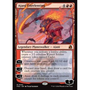 Reality Fracture - 242 - Ajani Unrelenting - Mythic - R - Non-foil (Front)