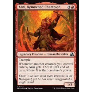 Reality Fracture - 243 - Arni, Renowned Champion - Uncommon - R - Non-foil (Front)