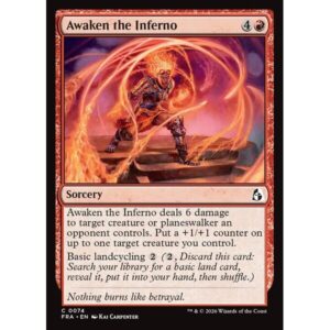 Reality Fracture - 74 - Awaken the Inferno - Common - R - Non-foil (Front)