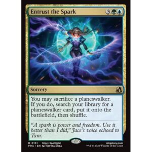 Reality Fracture - 131 - Entrust the Spark - Rare - UG - Non-foil (Front)