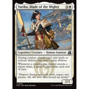 Reality Fracture - 210 - Yuriko, Blade of the Mighty - Uncommon - W - Non-foil (Front)