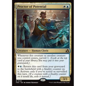Reality Fracture - 145 - Proctor of Potential - Rare - WU - Non-foil (Front)