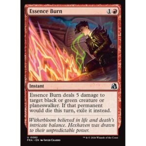 Reality Fracture - 82 - Essence Burn - Uncommon - R - Non-foil (Front)
