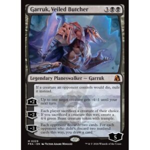 Reality Fracture - 229 - Garruk, Veiled Butcher - Mythic - B - Non-foil (Front)