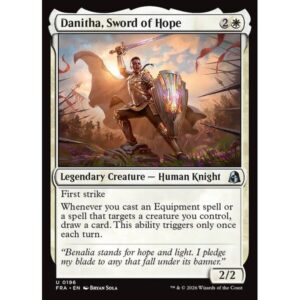 Reality Fracture - 196 - Danitha, Sword of Hope - Uncommon - W - Non-foil (Front)