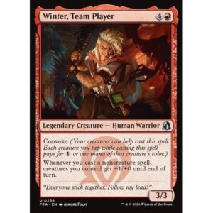 Reality Fracture - 256 - Winter, Team Player - Uncommon - R - Non-foil (Front)