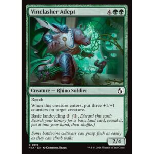 Reality Fracture - 119 - Vinelasher Adept - Common - G - Non-foil (Front)