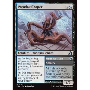 Reality Fracture - 143 - Paradox Shaper // Omit Variables - Uncommon - UB - Non-foil (Front)