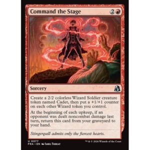 Reality Fracture - 77 - Command the Stage - Uncommon - R - Non-foil (Front)