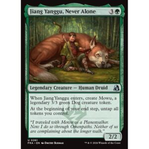 Reality Fracture - 261 - Jiang Yanggu, Never Alone - Uncommon - G - Non-foil (Front)