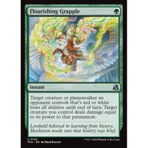 Reality Fracture - 102 - Flourishing Grapple - Uncommon - G - Non-foil (Front)