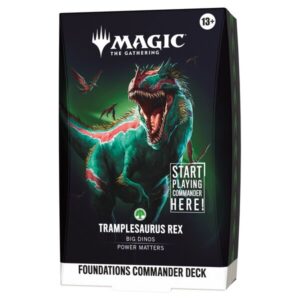 Magic – Foundations Commander Deck - Tramplesaurus Rex