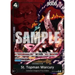 Carrying On His Will - OP13-089 - St. Topman Warcury - Alternate Art