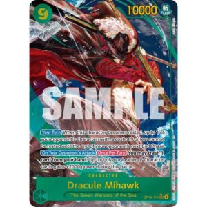 The Azure Sea's Seven - OP14-119 - Dracule Mihawk - Alternate Art