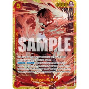 The Time of Battle - OP16-118 - Portgas.D.Ace - Secret Rare
