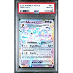 PSA 10 Gem Mint - 2025 Pokemon Prismatic Evolutions Sylveon ex #041