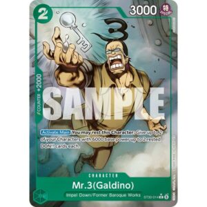 ST-30: Starter Deck 30 EX Luffy & Ace - ST30-014 - Mr.3(Galdino) - Full Art
