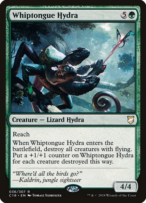 Commander 2018 - 36 - Whiptongue Hydra - Rare - G - Non-foil