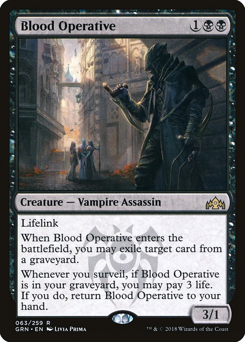 Guilds of Ravnica - 63 - Blood Operative - Rare - B - Non-foil
