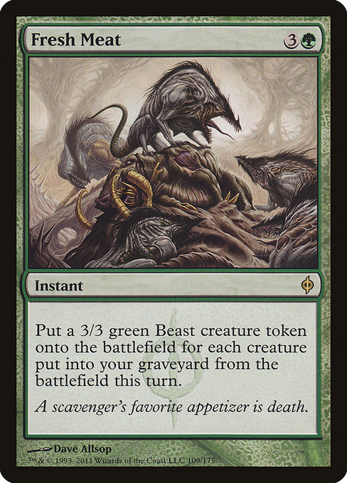 New Phyrexia - 109 - Fresh Meat - Rare - G - Non-foil