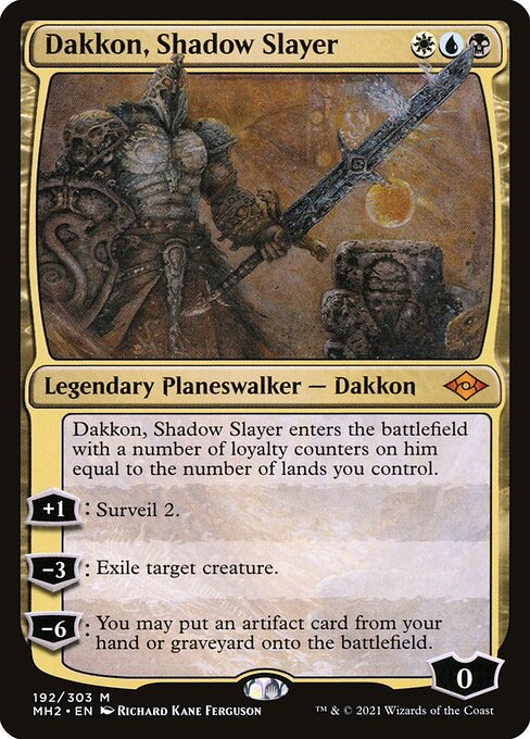 Modern Horizons 2 - 192 - Dakkon, Shadow Slayer - Mythic - Multi - Non-foil