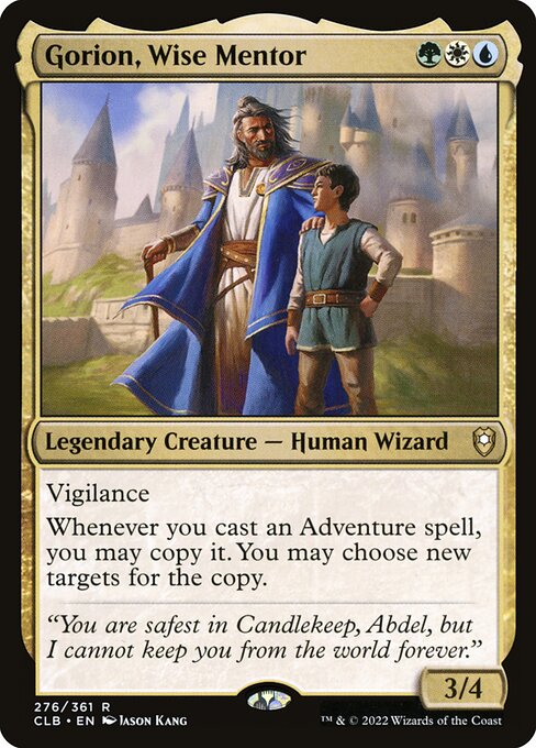 Commander Legends: Battle for Baldur's Gate - 276 - Gorion, Wise Mentor - Rare - Multi - Non-foil