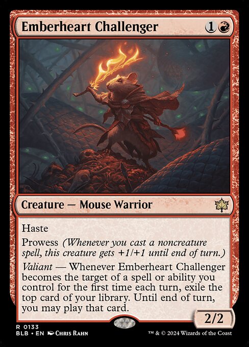 Bloomburrow - 133 - Emberheart Challenger - Rare - R - Non-foil